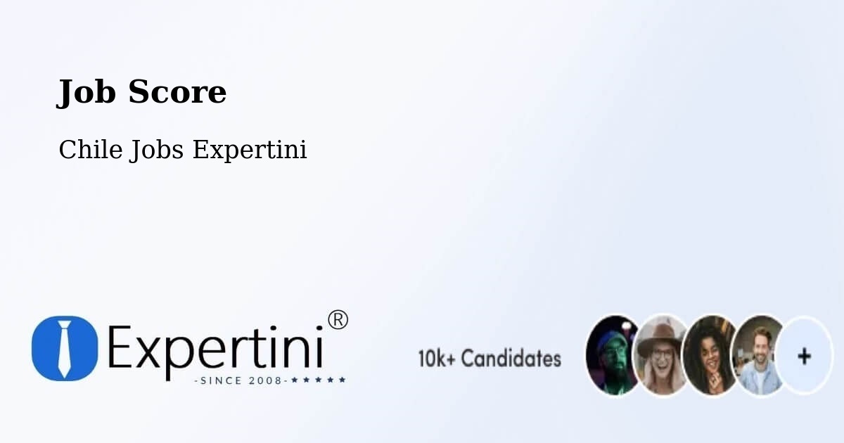 Job Score & Job Description Score Tool – Ercilla - Chile Jobs Expertini
