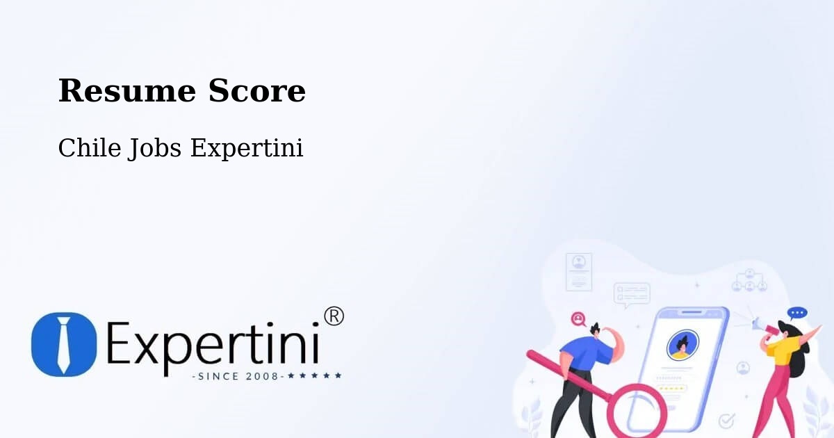 Resume Score & Job Description Match Tool – Ercilla - Chile Jobs Expertini
